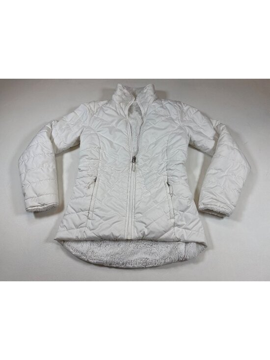 The North Face Jackets & Blazers - The North Face Womens XS White Quilted Mossbud Coat With Fleece Lining (MM500)